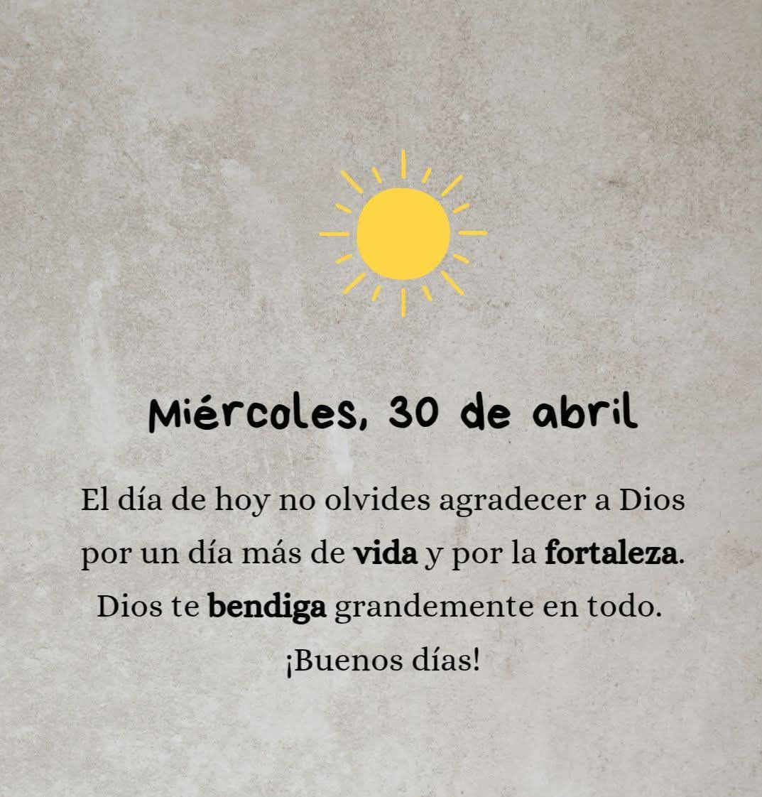 Buenos Días 🌄 
Bendecido Miércoles 🙏 
A Darle 💪👷💯