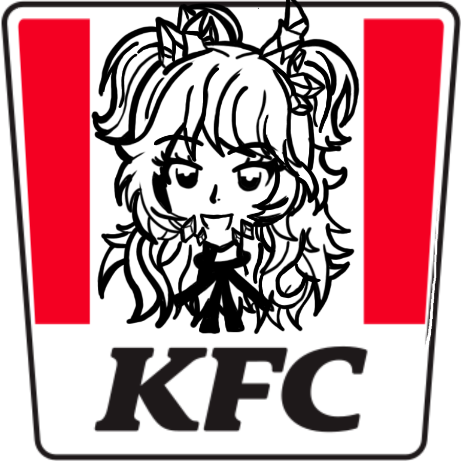 Ice_AkumaI's tweet photo. KFC
K - Krispy
F - @fluffyzegem
C - Chicken
Possibly Coming Soon?...
⌞#VTuberEN | #Batuart⌝ https://t.co/4o4gAMXIXy