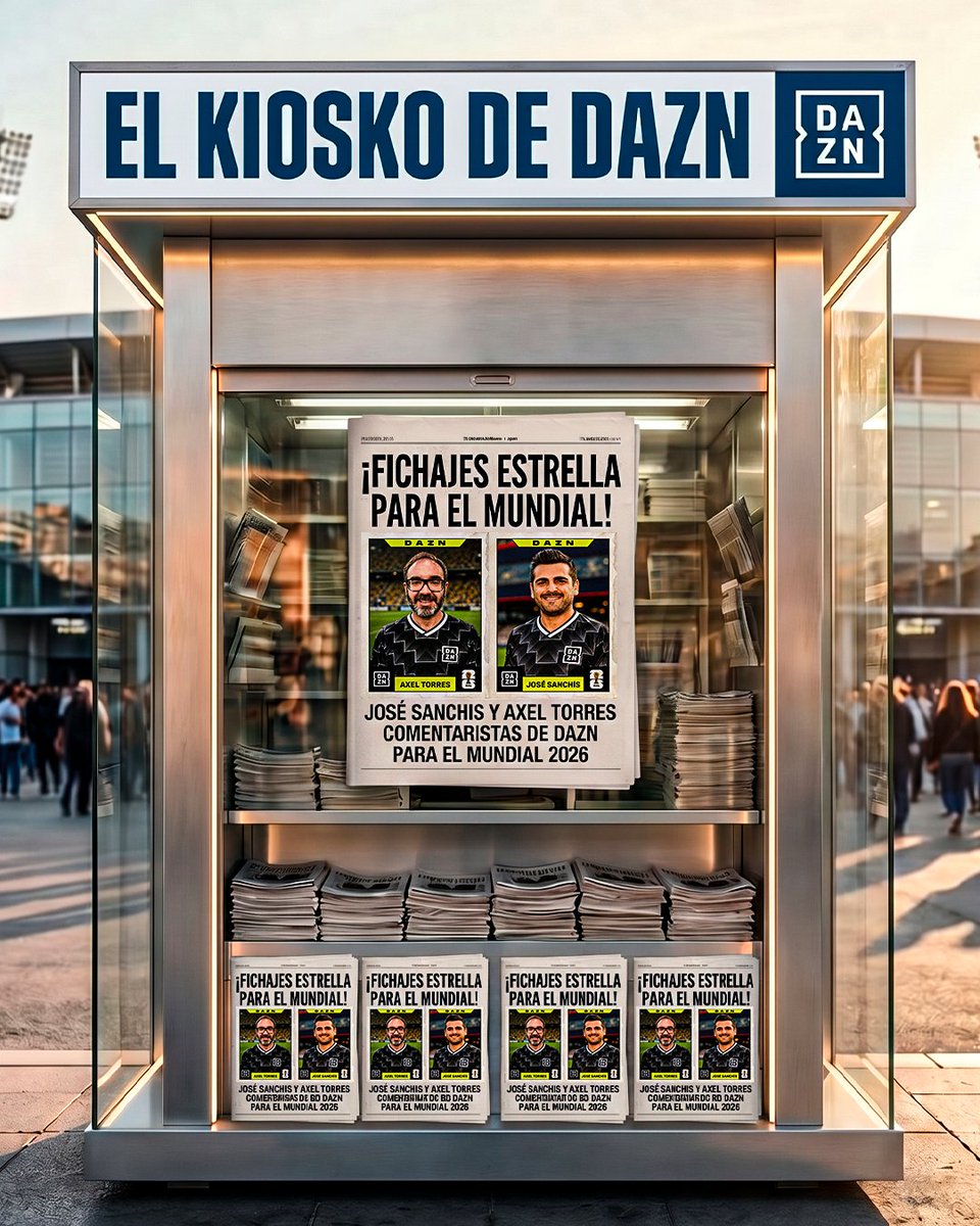 ¿Quién dijo que en el fútbol de selecciones no hay fichajes?

PORQUE NOSOTROS TENEMOS A DOS AUTÉNTICAS ESTRELLAS CON NOSOTROS PARA EL MUNDIAL🌟

AXEL TORRES Y JOSÉ SANCHIS🏆

#ElMundialEnDAZN