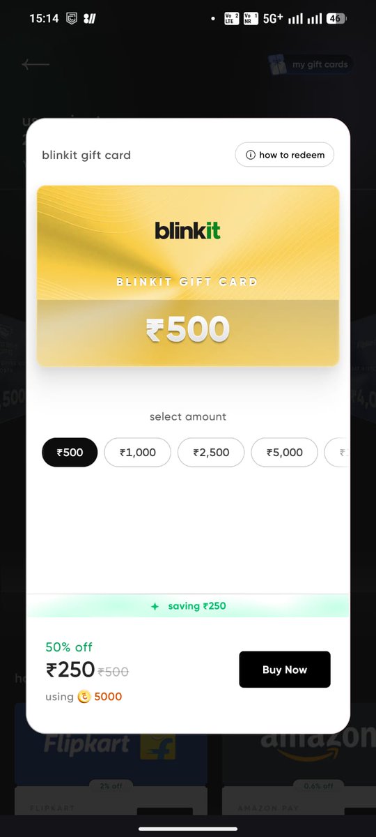 SRsinghrohit's tweet image. #Cred ऐप डाउनलोड करो और blinkit का ₹500 वाला कूपन 50% discount पर खरीदो।
लिंक से download करो।↙️⬇️
app.cred.club/spQx/kaqr3yf5