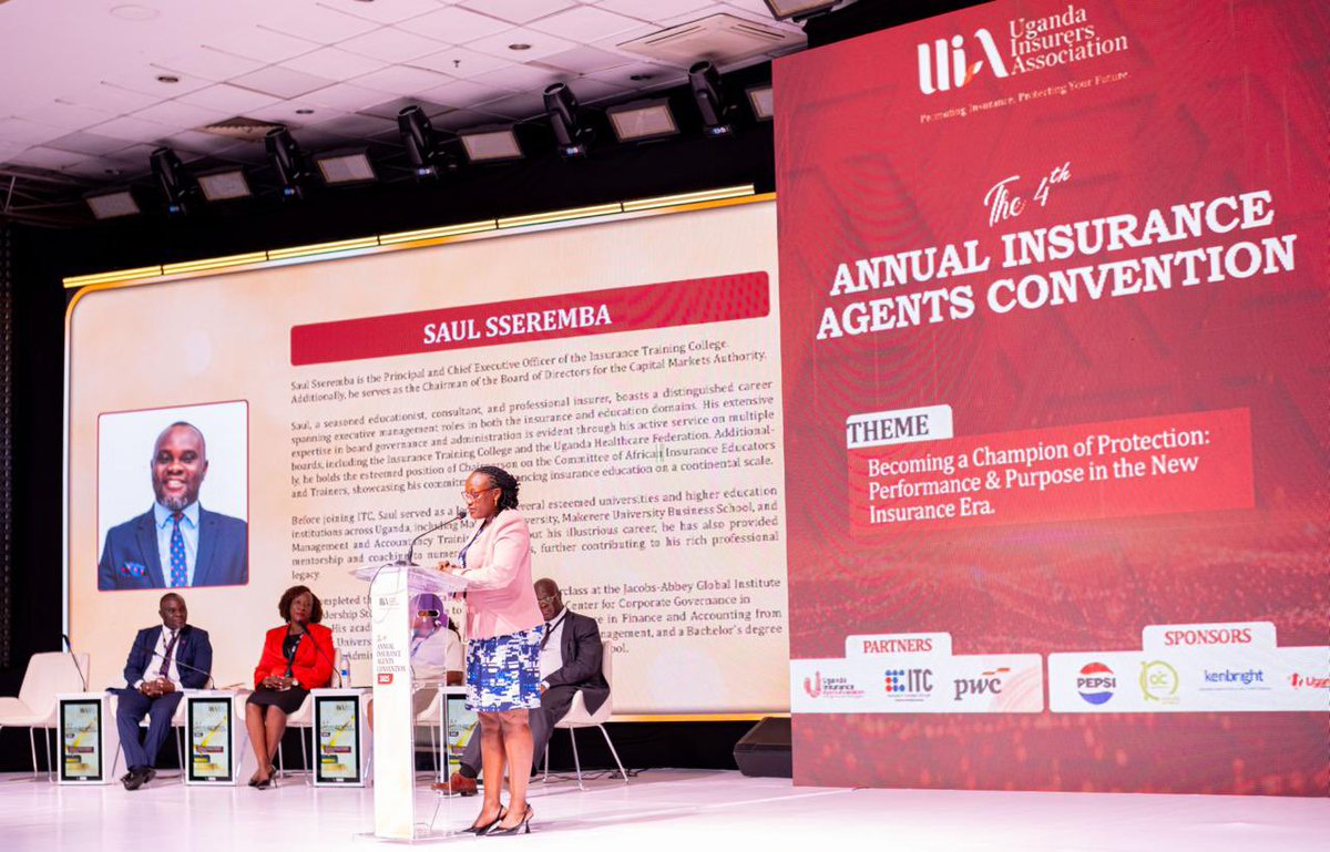 ITC_Kampala's tweet image. #HappeningNow: Insurance agents have convened at Hotel Africana for the #4thAnnualInsuranceAgentsConvention to explore what it means to become champions of protection in the new insurance era.

Speaking on the panel topic “ITC’s Role in Nurturing and Empowering a Purposeful Agent