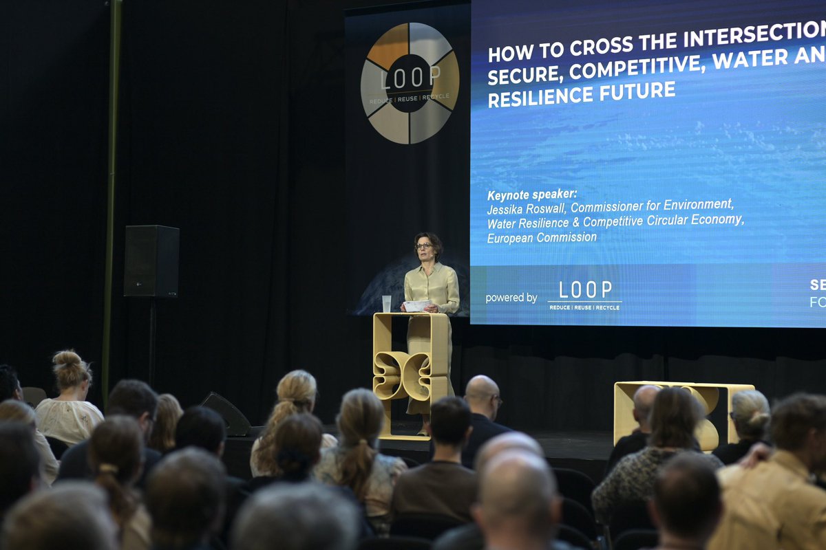 JessikaRoswall's tweet photo. ”Circular solutions reduce dependence on scarce resources, increase our strategic autonomy, and make the economy less vulnerable to supply disruptions.”
In 🇩🇰 today, and had the pleasure of giving a keynote speech at the #LOOPforum
Full speech here: https://t.co/sSigi5aTrN https://t.co/3R9vePAh4f
