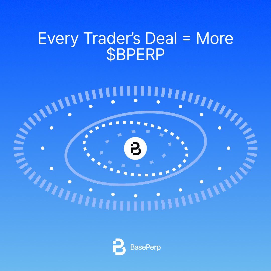 BasePerpApp's tweet photo. 📊 Every trader’s deal – more $BPERP!

BasePerp rewards active traders with an intelligent rebate system ➨ the more you trade, the more you earn from each transaction.

Trading activity unlocks higher reward tiers. Trade smarter. Earn more rewards

Ready to trade on BasePerp? 👀 https://t.co/jAoPB28rhc