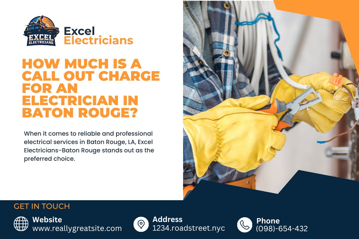 ExcelBatonRouge's tweet image. Call-out charges for electricians in Baton Rouge, LA usually range $75–$150 depending on time and urgency. Emergency visits may cost more. Always confirm pricing upfront before booking.
maps.app.goo.gl/MKx7kKYLkd4nzt…

#BatonRouge #Electrician #ElectricalServices