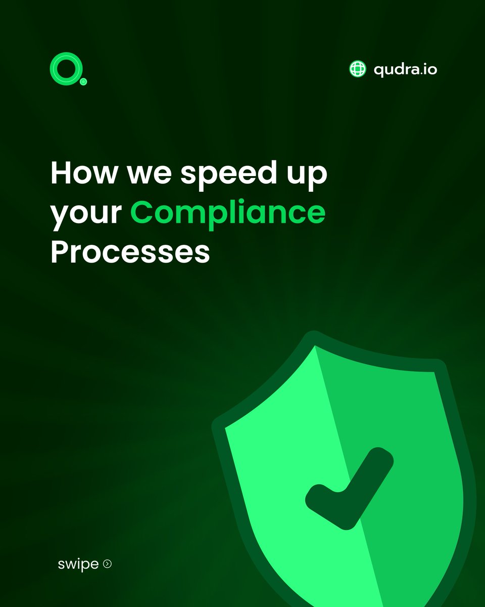 qudraIO's tweet photo. Most teams treat compliance like a final step. By then, it's already a problem.

We build it into the architecture from the start. Every product is audit-ready, secure by design, and built to meet intl standards without slowing your team down.

Let's talk

https://t.co/NOSveOYPrQ https://t.co/XbkYv6csFR