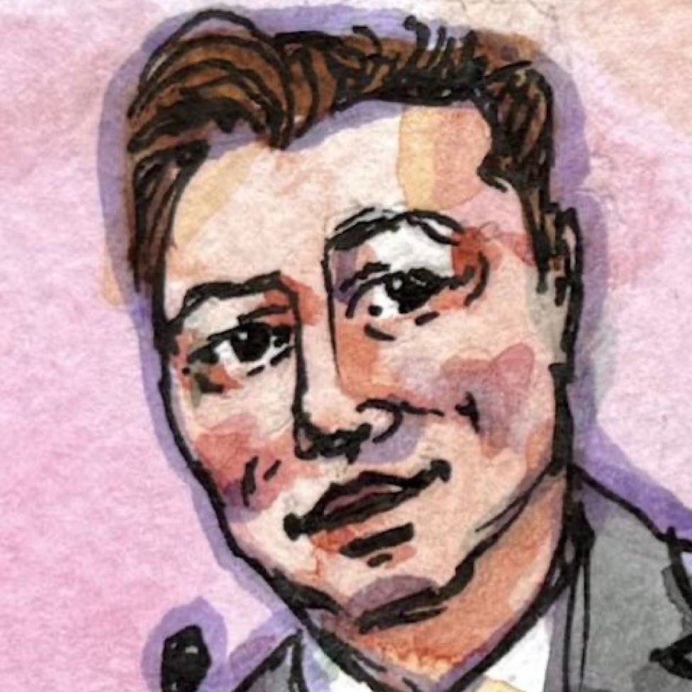 dogeofficialceo's tweet image. Can’t get over these courtroom sketches of Elon Musk and Scam Altman 😂