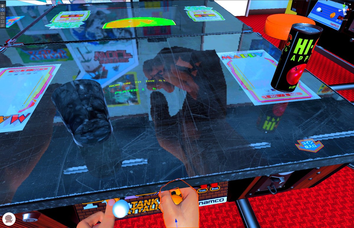 kite_VR_noe's tweet image. ガラスの下にある物が反射面に映って
しまうのをレイヤーでカリングした✨
透過するマテリアルがあると回避でき
なかったので一歩前進。これで手首が
綺麗になるぞー！
#unity3d