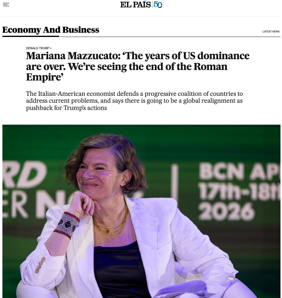Mariana Mazzucato tweet media