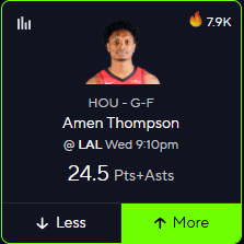 NeekKookLocks's tweet photo. 🏀NBA NUKE ☢️ 

💦Amen OVER 24.5 Points+ Assists 🚀

 5 ❤️and I will drop the pair 🍐

Discord been on a heater- https://t.co/cEmi1tehkk 🔥

#PrizePicks | #Gambling𝕏  | #NBA https://t.co/8P31KjnD4n
