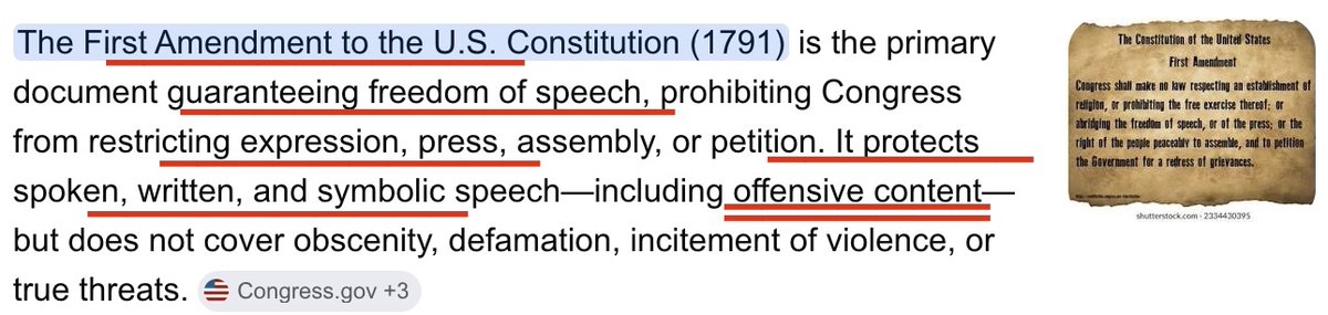sereneworld4us's tweet image. Freedom  of speech will only exist 
IF we keep it so. . . 
It's been about 236 years since it was written 
Yet, here we are! 
Why are they trying to eliminate it❓
#Seashells #Equals #ImpeachAndRemove

#Jokes #ComedyShows #AreNotThreats

#ViolenceIsWrong #ViolenceIsAlwaysWrong