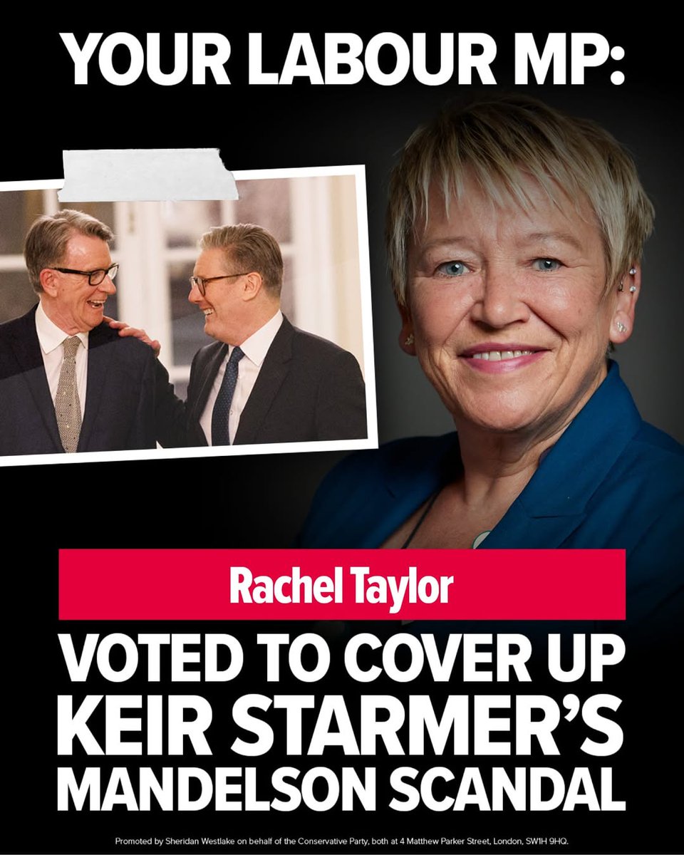 PaulRHopkins's tweet photo. #RachelTaylor your North Warwickshire #LabourMP voted to save #KierStarmer from being removed, this #muppetgovernment needs removing! https://t.co/A4NCGx9Stw