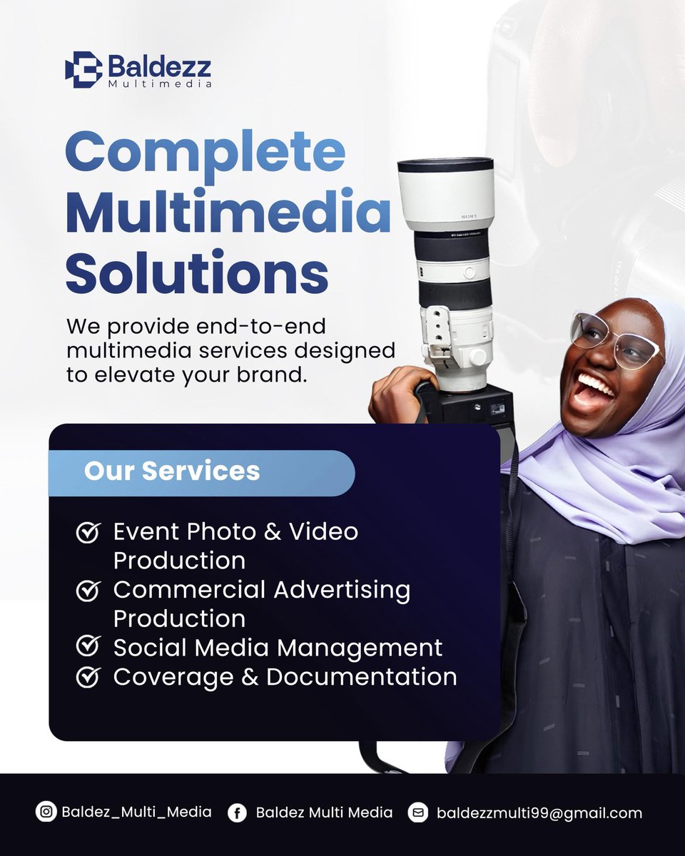 teambaldezz06's tweet photo. Let’s turn your vision into a powerful presence.
Contact us today.

#baldezzmultimedia https://t.co/dV5jPc8Pw1