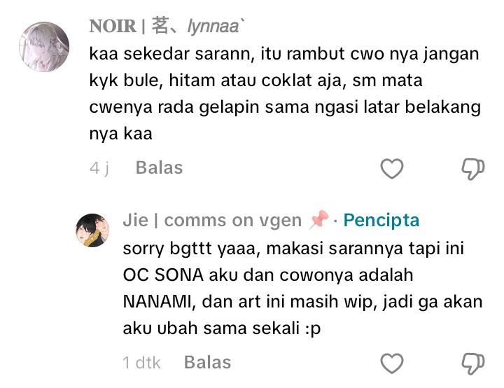 Jie cinta Nanami | Vgen Comms tweet media