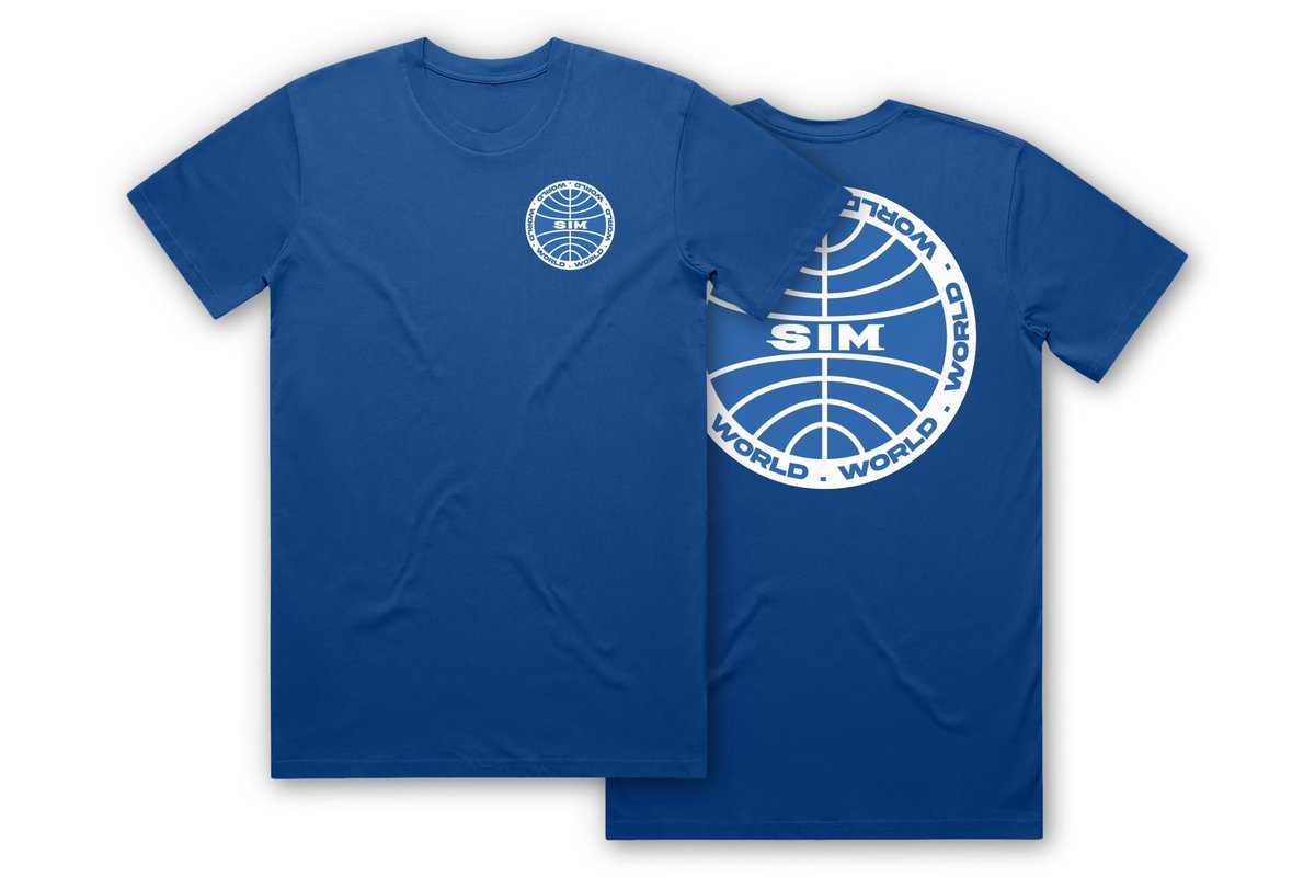 SoulinMotionLDN's tweet photo. New Sim World 🌏🌎🌍 tshirts are now up on our Bandcamp : Pre Order only  https://t.co/CcKnOEjhl0 https://t.co/VgAvGfXXAi