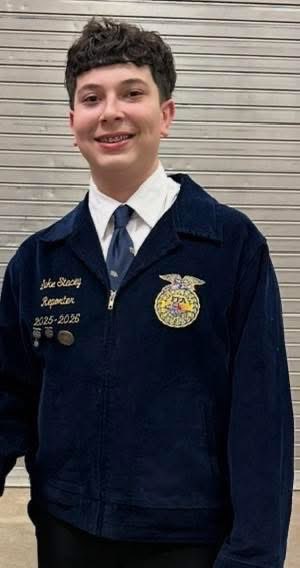 DobieFFA's tweet photo. Members attended the Gulf Coast District Convention where we had a talent performance &amp; a district officer candidate. Congratulations to Jennifer Tran for performing talent &amp; placing 5th! We are so proud to announce that Luke Stacey was elected as your 2026-2027 District Sentinel https://t.co/QEZ9pwAK0d