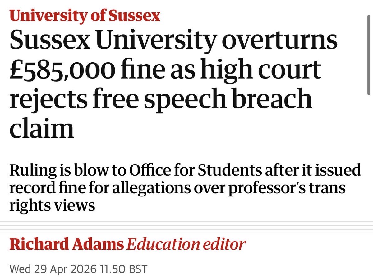 The Free Speech Union tweet media
