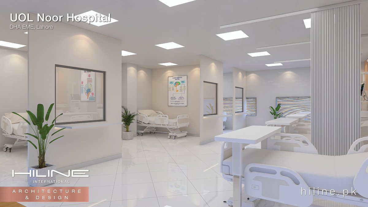 HilinePk's tweet image. Design that serves with purpose.

UOL Noor Hospital interiors — crafted for comfort, clarity &amp;amp; efficient healthcare environments.

By Hiline Architects &amp;amp; Interiors.

For consultations: 0300 8424644
 hiline.pk

#architecture #interiordesign #healthcaredesign