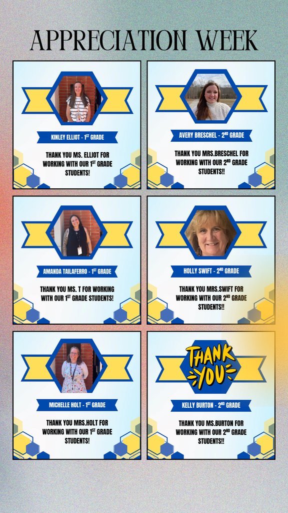 EaglesBes's tweet photo. Today we honor our fantastic 2nd Grade and 1st Grade teachers.

Thank you for building strong foundations, nurturing a love of learning, and supporting our students every step of the way. You nurture our young learners with such heart, and we appreciate you! ❤️📖 https://t.co/M9wbr7LhmC