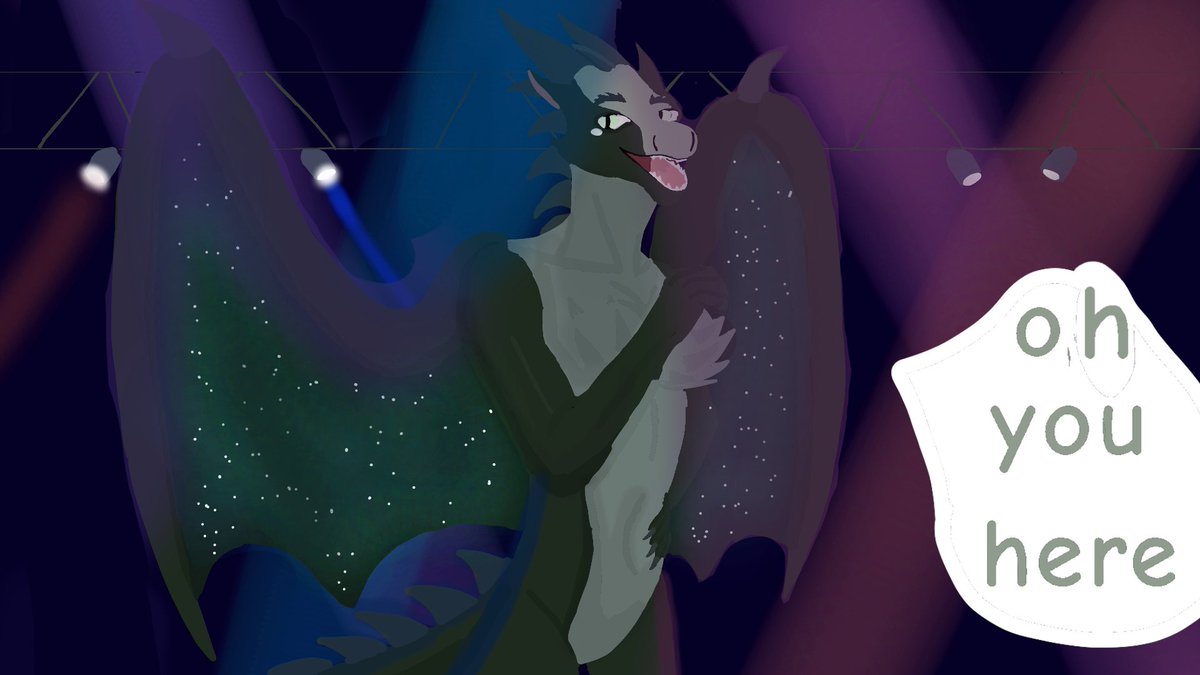 Dragonale20's tweet photo. Here's a little comic I did of moonwatcher and qibli enjoy #wingsoffire #wof #dragon https://t.co/pjLRUA8rUA