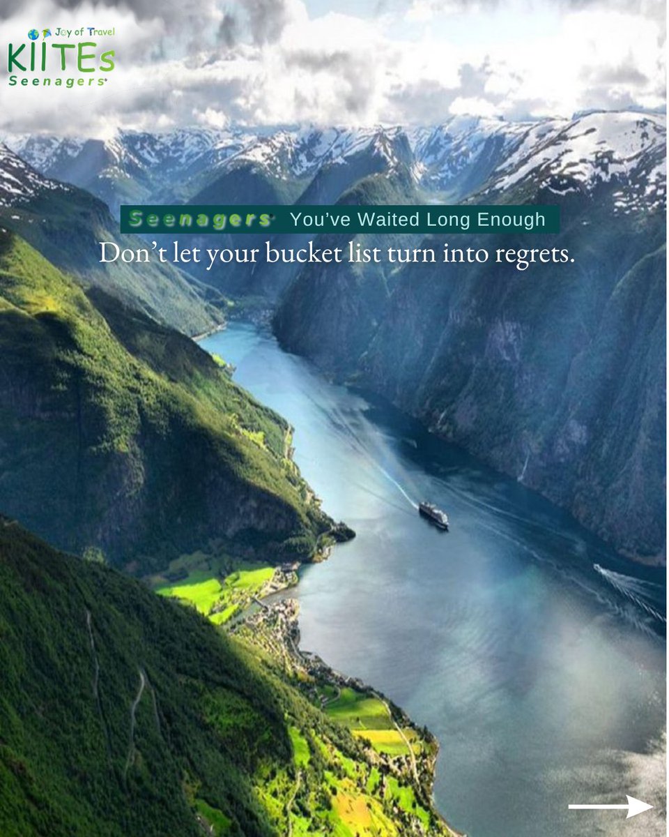 myKIITEs's tweet image. You’ve waited long enough ✨
Turn your bucket list into reality

Finland ❄️ | Tanzania 🐘 | Jordan 🏛️

Seenagers is your time to explore 🌍

#Seenagers #TravelNow #BucketList #ExploreMore #LuxuryTravel