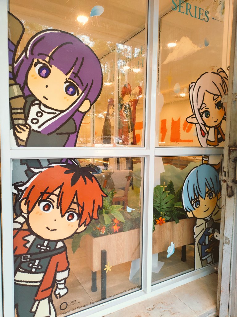 fumifumichan_'s tweet image. First time order matcha 🍵 hehehe
#frieren #himmel #tomorocoffe