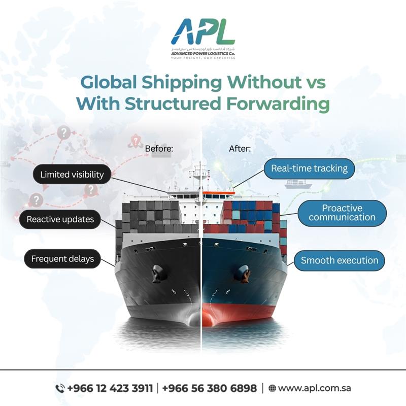 A_powerlogistic's tweet image. The right forwarding partner transforms how shipments move across borders.

#LogisticsTransformation #FreightForwarding #SupplyChainEfficiency #APLLogistics
