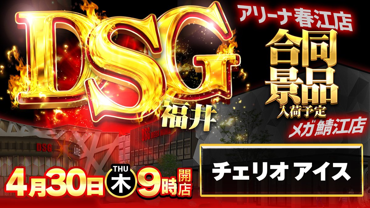 MSG@DSG（DSGメガワールド鯖江店店長） tweet media