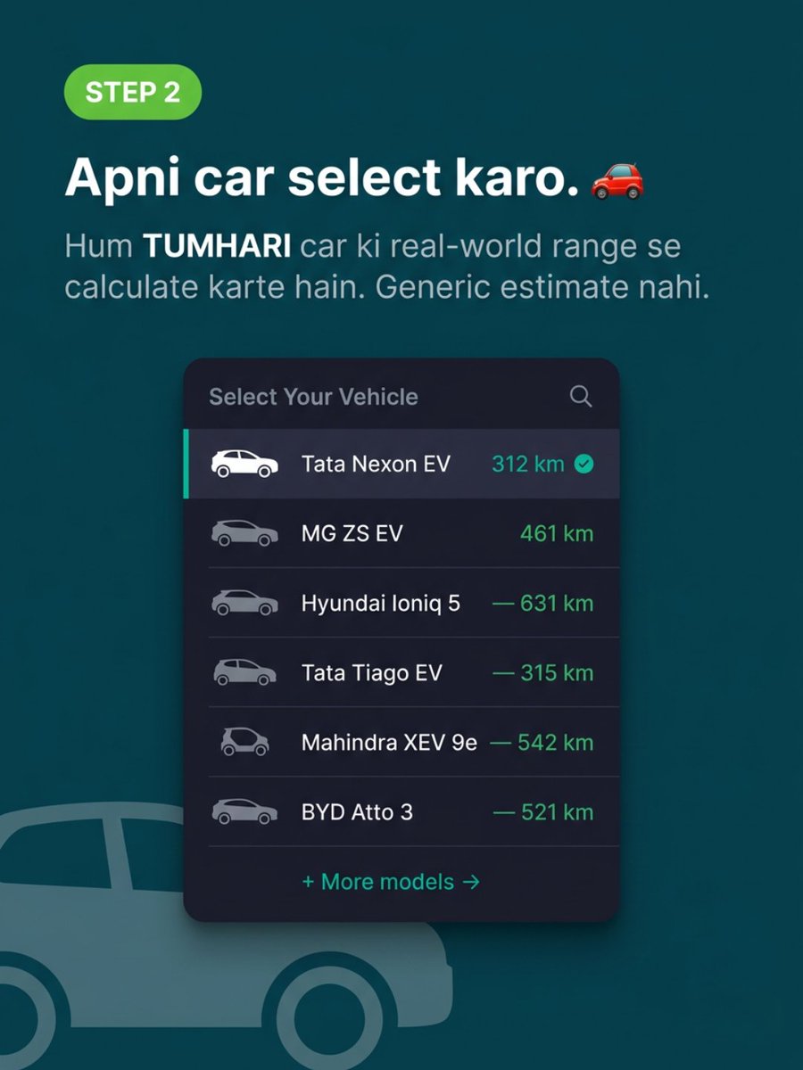 ChargeSetu's tweet image. Never guess your next charge ⚡
ChargeSetu’s smart Route Planner keeps every EV journey smooth, optimized, and stress-free.
Plan smart. Drive farther. 🚗🔋

Comment your EV model and city  we'll suggest a Chargesetu route.

#evlife #smartcharging #chargesetu  #routeplanner
