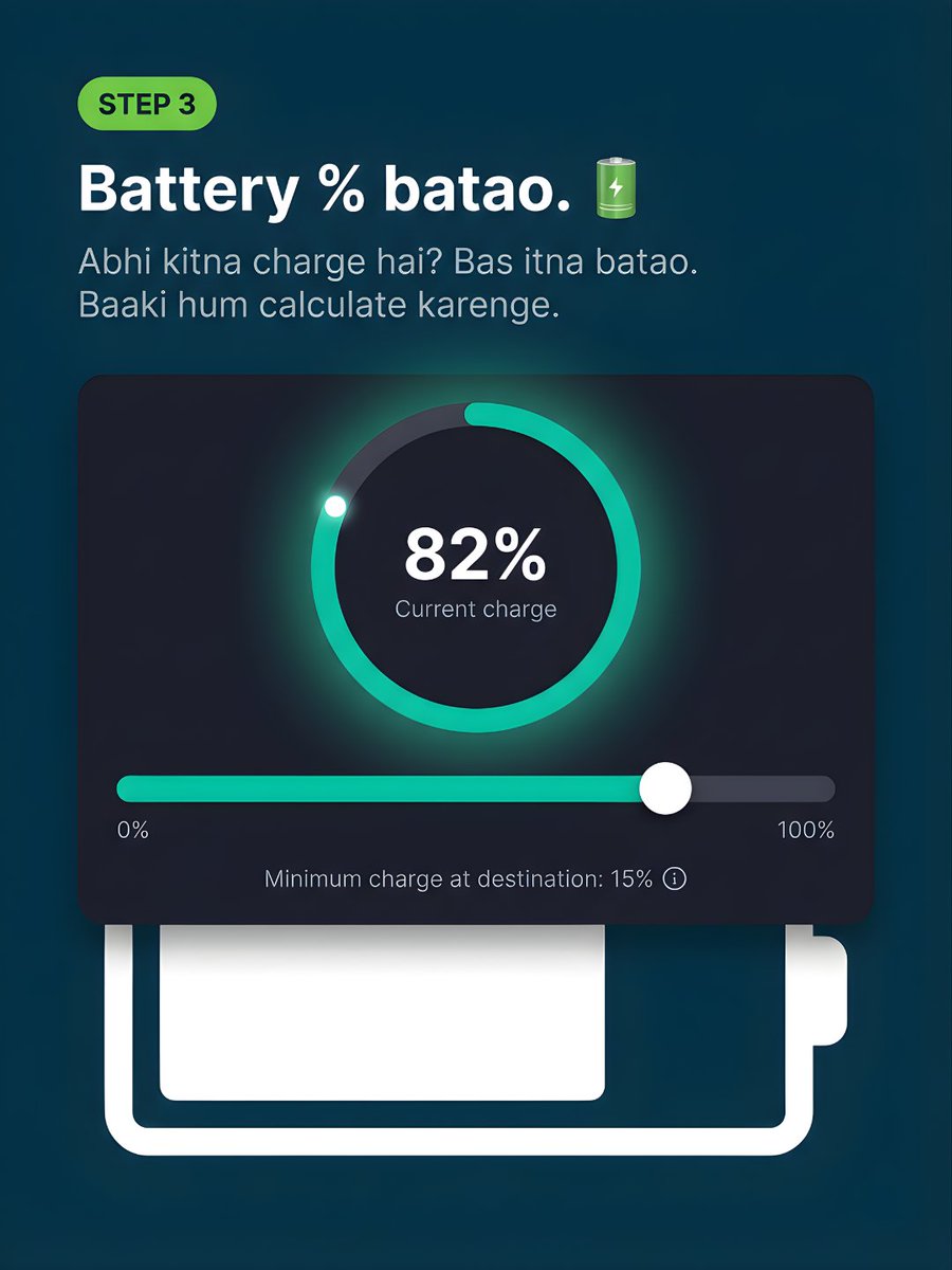 ChargeSetu's tweet image. Never guess your next charge ⚡
ChargeSetu’s smart Route Planner keeps every EV journey smooth, optimized, and stress-free.
Plan smart. Drive farther. 🚗🔋

Comment your EV model and city  we'll suggest a Chargesetu route.

#evlife #smartcharging #chargesetu  #routeplanner