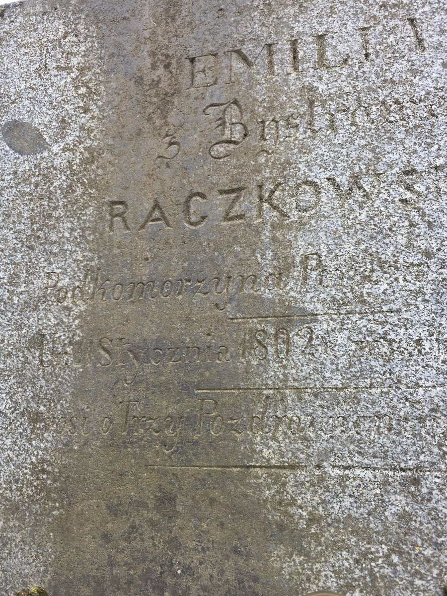 Generolas_Vetra's tweet photo. EMILIA
z Bystrowskich
RACZKOWSKA
Podkomorzyna Powiatu Upickiego
Ur. 14 Stycznia 1802 r.
Prosi o Trzy Pozdrowienia

✝ https://t.co/xvpYVwSiEk