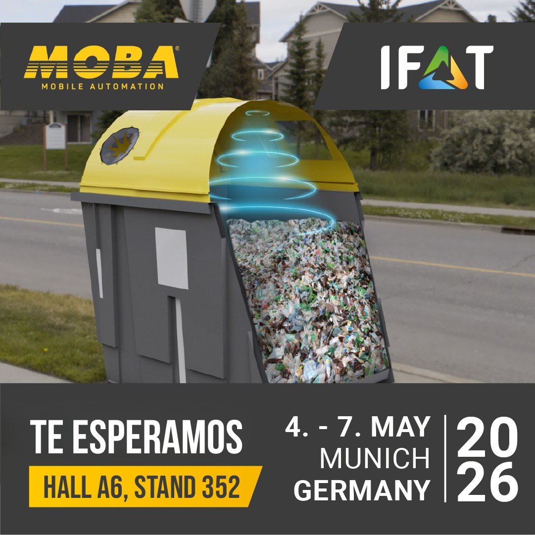 MOBASPAIN's tweet photo. 𝗥𝘂𝗺𝗯𝗼 𝗮 #IFAT | Recoger solo cuando es necesario
Los sensores de llenado permiten optimizar rutas y reducir desplazamientos innecesarios.
Menos recorridos, menos emisiones, más eficiencia.
📍 #IFAT2026 | Hall A6 · Booth 352
#TecnologíaMOBA #SmartWaste #FLS3 #Digitalización https://t.co/G5u9VGGPz3
