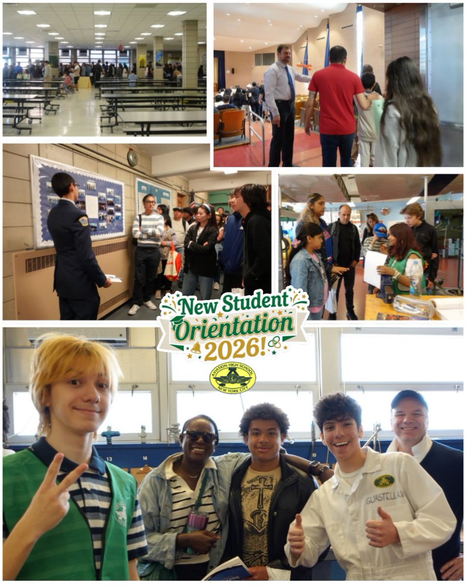 AviationHSnet's tweet image. On April 18, Aviation HS welcomed the incoming Class of 2030 at New Student Orientation! Families enjoyed presentations, tours, and club info, with a warm welcome from our Parents’ Association. See you in September!

#aviationhs #aviation #aircraftmaintenance