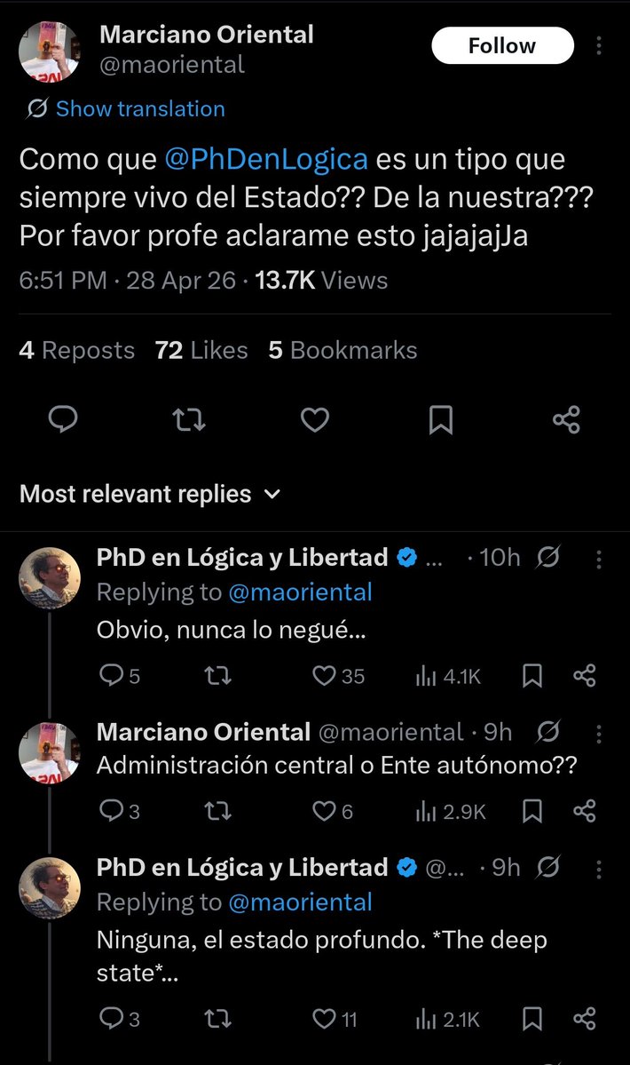 PhD en Lógica y Libertad tweet media