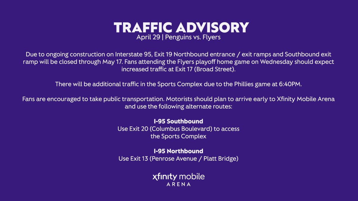 Xfinity Mobile Arena tweet media