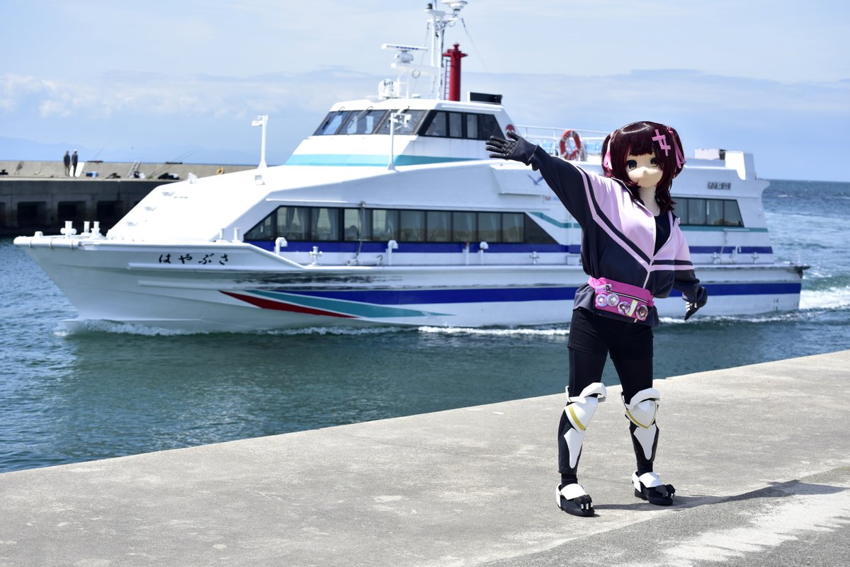 iwa_yuki's tweet image. #JACKET in 日間賀島 にロボ子さんで参加させていただきました！初めて行きましたが良いところですね～！