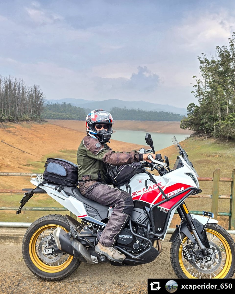 motomorini_ind's tweet image. Made for roads less travelled. Mr Santhosh Upadhya, @xcaperider_650 with the Moto Morini X-Cape 650X, taking on every terrain with confidence.

#Xcape650X #Adventure #Touring #MotoMorini #RideMoments #Vibes #MotoMoriniIndia #India