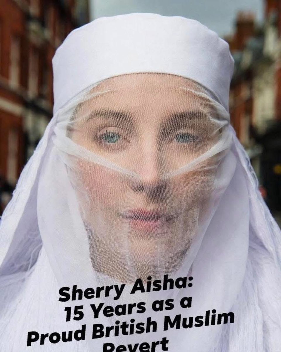 Miss_Halimatu's tweet image. #SherryAisha is a #British (English) woman who converted to #Islam (often called a “revert” in #Muslim communities) around 15 years ago while studying at university.
Raised as a #Christian, she struggled with the concept of the Trinity.
While studying Biomedical Science, she
