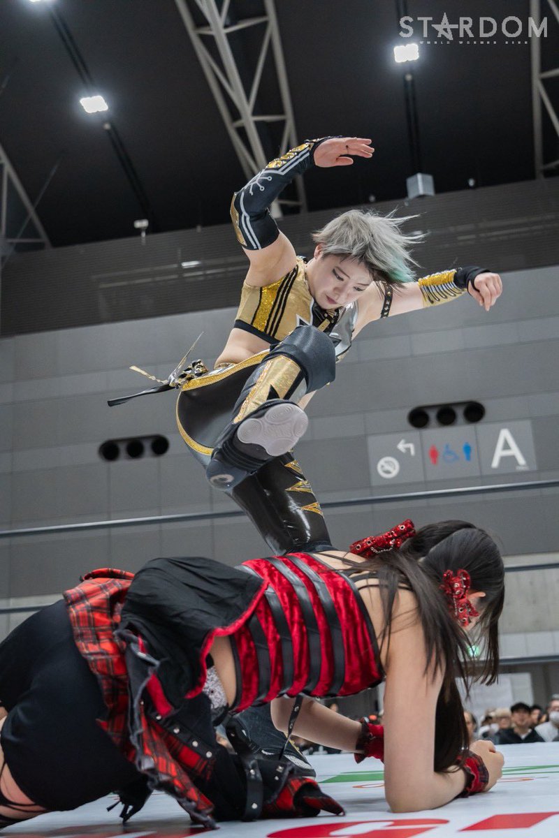 YagamiRanna's tweet image. 福山大会ありがとうございました✨

呼び込まれたから前に座ったら主張強い言われた😠
けどまぁフューチャー王者として主張も存在も強くいないとね

稀杏の気持ちもっと感じたい！
このGWツアー楽しみにしてるよ

#STARDOM #GE