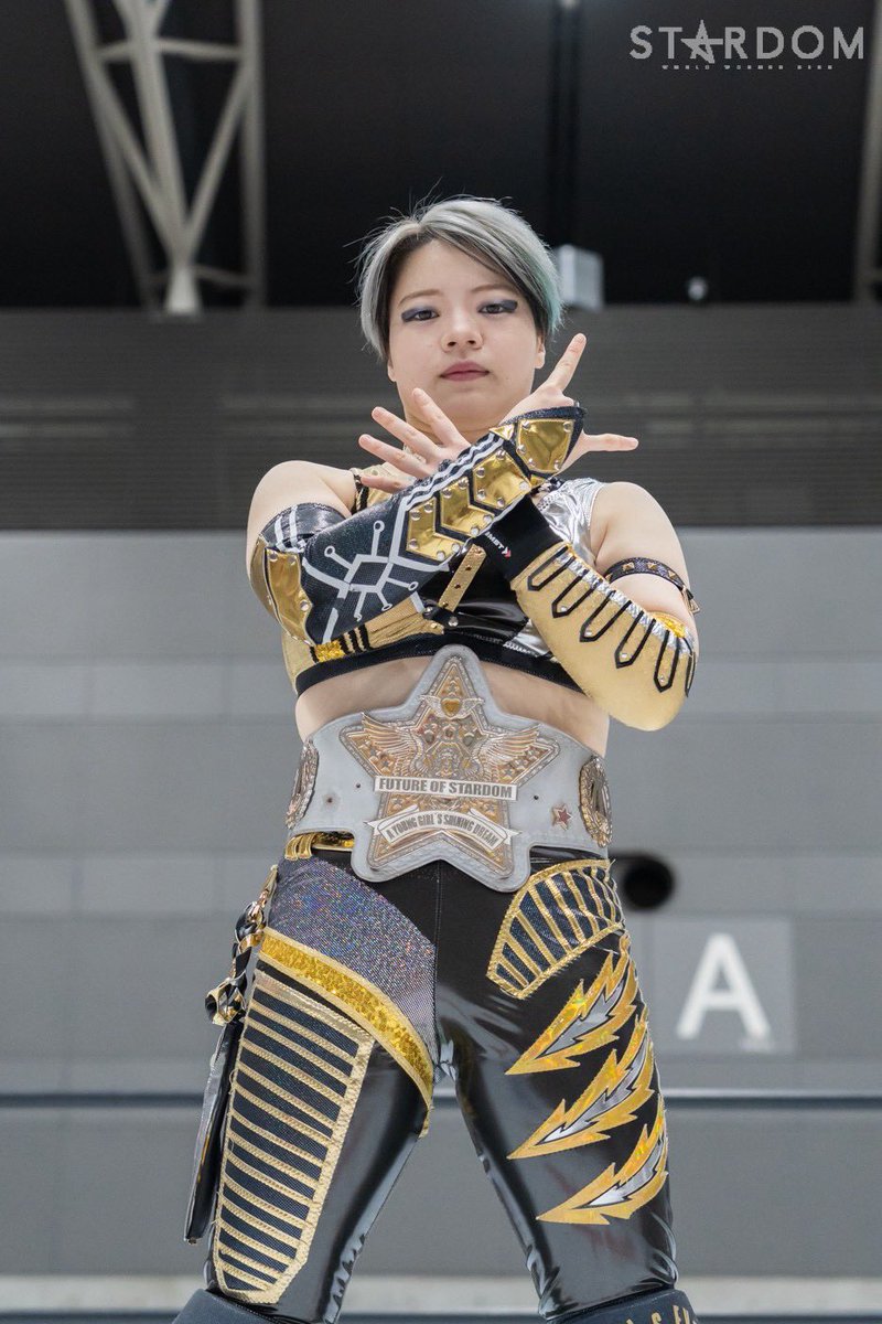 YagamiRanna's tweet image. 福山大会ありがとうございました✨

呼び込まれたから前に座ったら主張強い言われた😠
けどまぁフューチャー王者として主張も存在も強くいないとね

稀杏の気持ちもっと感じたい！
このGWツアー楽しみにしてるよ

#STARDOM #GE
