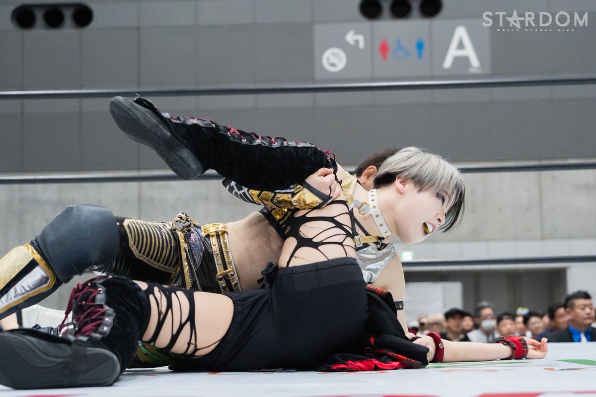 YagamiRanna's tweet image. 福山大会ありがとうございました✨

呼び込まれたから前に座ったら主張強い言われた😠
けどまぁフューチャー王者として主張も存在も強くいないとね

稀杏の気持ちもっと感じたい！
このGWツアー楽しみにしてるよ

#STARDOM #GE