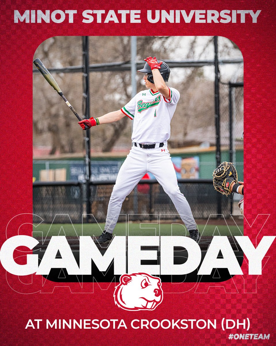 MSUBeaversBASE's tweet image. 🚨GAMEDAY🚨

The Beavers are heading to Crookston, MN to take on the Golden Eagles!! First pitch of Game 1 is at 1:30 pm CST! 🦫

Tune into the NSIC Network and Live Stats on our website!! 

#OneTeam | #rollbeavs | #BuildTheDam