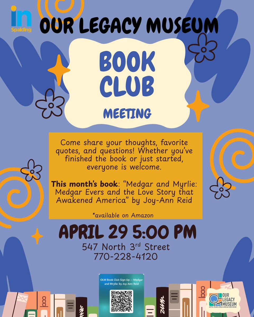 ourlegacymuseum's tweet image. Celebrate Myrlie Evers-Williams, a civil rights icon and NAACP leader. Join our Book Club reading 'Medgar &amp;amp; Myrlie' by Joy-Ann Reid

#MyrlieEversWilliams #BlackWomensHistoryMonth #BlackHistory #OLMbookclub #bookclub