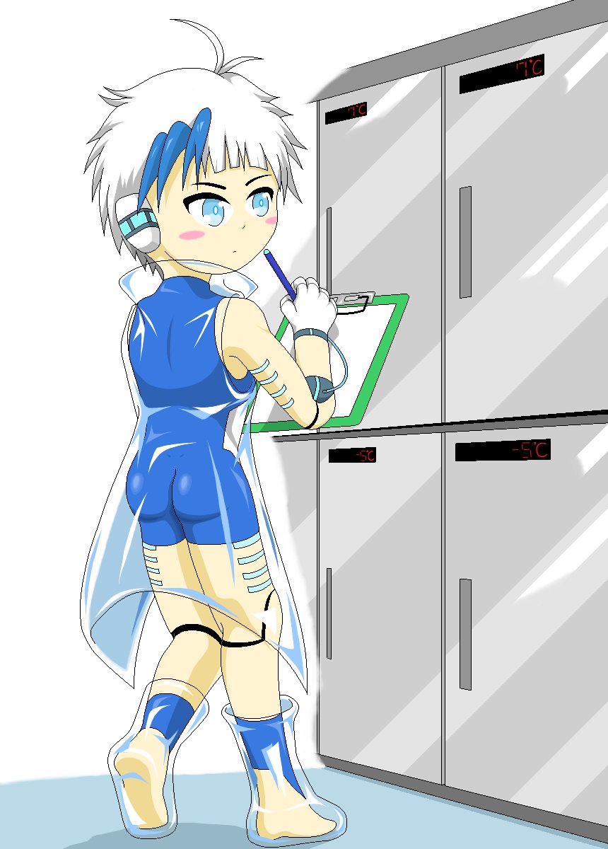 yuchen8666's tweet photo. ショタモンのメックフリーザー君描きました。お菓子工場のダンジョンで好きなタイプの子結構いるから，特に後半のロボ系ショタ達。 https://t.co/9aOAuFjRms