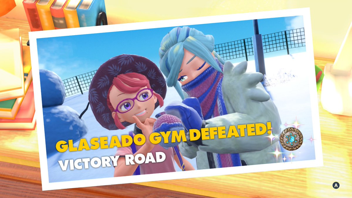 ChikaBubbly's tweet image. The final Gym badge obtained. Ogerpon cleaned up after Avalugg missed a 6x Curse-boosted Stone Edge, allowing Altaria to take him out with a 2nd Hurricane. 
#PokemonViolet