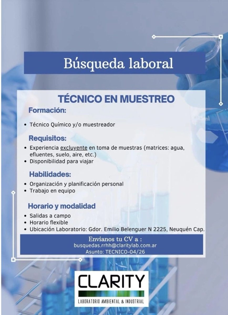 #Trabajo #Neuquen #Argentina