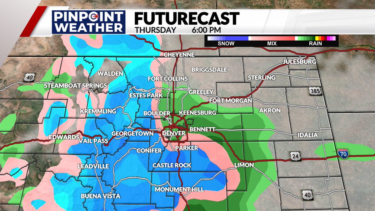 KylieBearseWX's tweet image. Is that snow... in the metro tomorrow?! #cowx