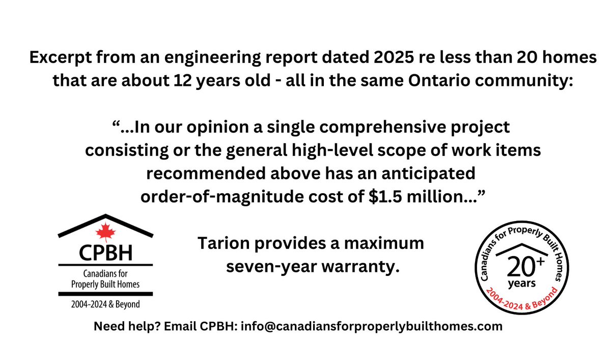 CPBH01's tweet photo. This is not affordable housing for most people.
#EnforceTheCode #onpoli #AffordableHousing #BuyerBeware
@ONmunicipal @anabailaoTO @MarkJCarney @gregorrobertson @RobFlackEML @fordnation @MikeSchreiner @JohnFraserOS @MaritStiles https://t.co/q3Hx8kSdFd