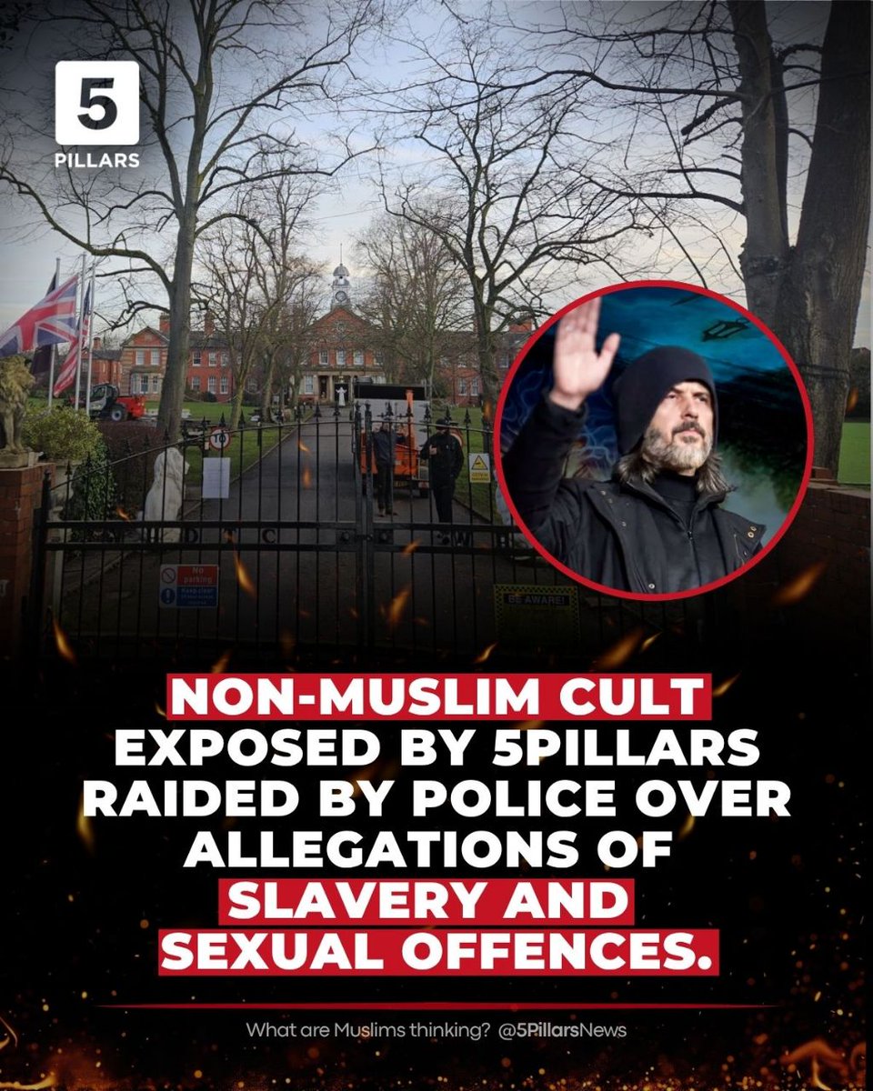 BREAKING: Police have raided a Crewe-based cult following serious allegations of modern slavery, sexual offences and forced marriage.

More than 500 officers carried out the raid on the headquarters of the “Ahmadi Religion of Peace and Light” (AROPL) on Wednesday morning, making