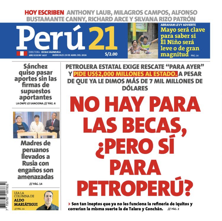 Perú21 tweet media