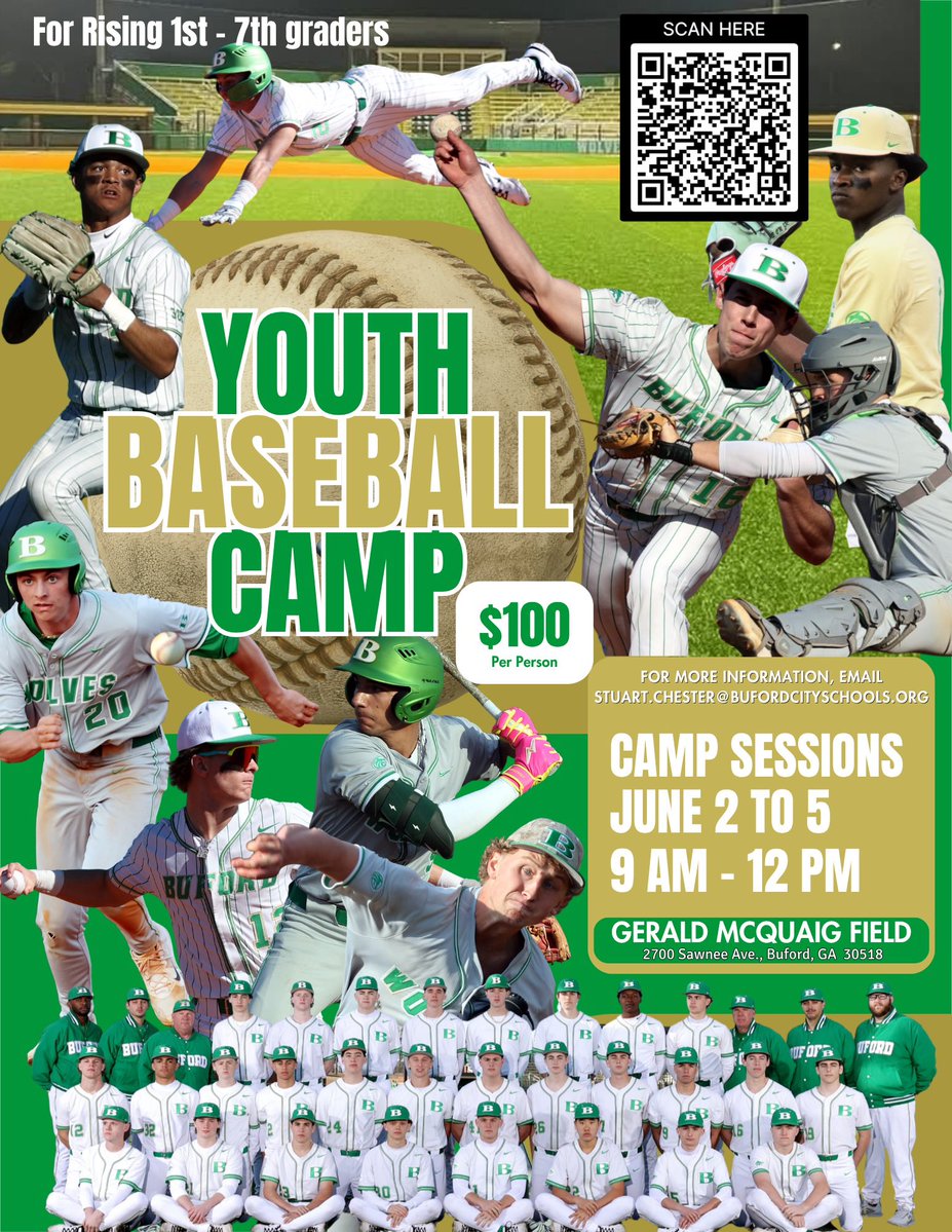 Bwolvesbaseball's tweet image. Reminder to sign up for the best youth camp in the country!!! Link below! Can’t wait to see all of our future Wolves!!! #Family #GoWolves #CCC #ForTheCity 

gofan.co/event/6332140?…